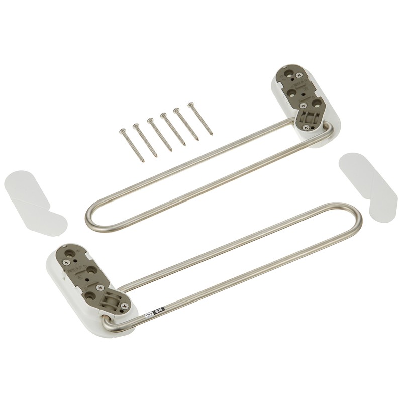 Kawaguchi Giken Indoor Clothes Drying Hoscreen, MDL-W, White, 1 Pair