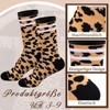 Sintege 2 Pieces Leopard Gifts with Leopard Print Tennis Socks