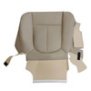 NLQR Driver Side Bottom Replacement Seat Cover Tan Microfiber Leather