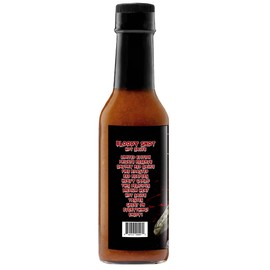 Hellfire Hot Sauce Bloody Snot - Gourmet Garlic Hot Sauce With Carolina Reaper Peppers, 5 oz