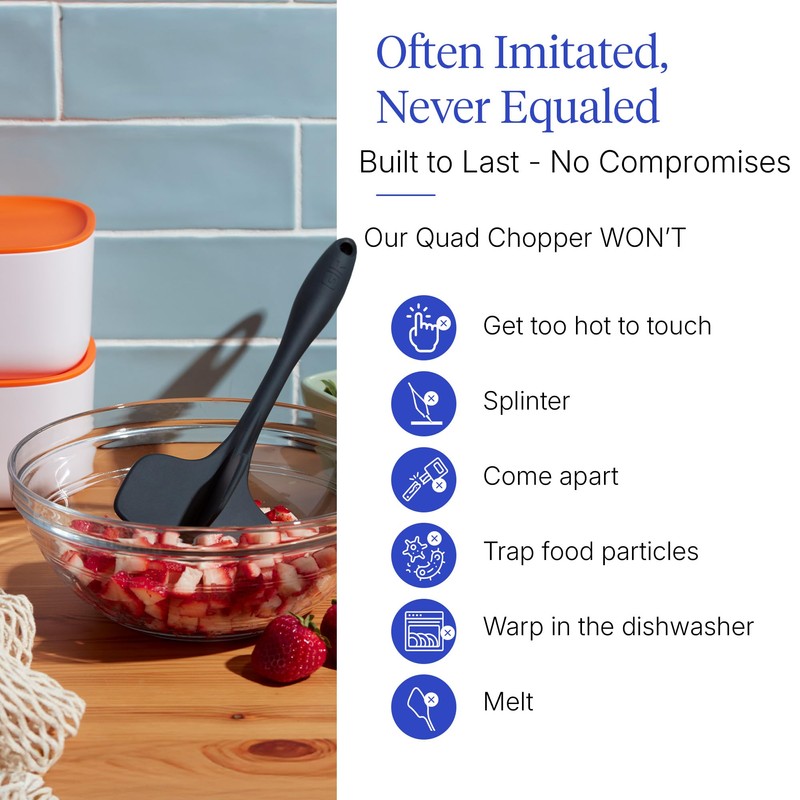 GIR: Get It Right Premium Silicone Quad Meat Chopper with