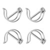 Pipe Folding Cotter Pins, Pack of 4, 6 x 50