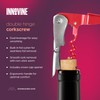 Innovine Double Hinge Corkscrew, Stainless Steel Wine Opener with Dual