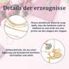 Muschelkette Damen, 4 Stück Seestern Kette, Sommer Schmuck für Damen,