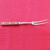 Barbecue Fork with Wooden Handle Stainless Steel Multifunction Nonstick Barbecue