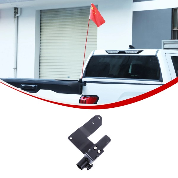 Unbranded Rear Tailgate Flagpole Antenna Bracket Holder Mount For Toyota