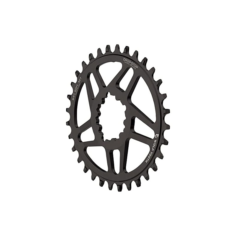 Wolf Tooth Components Drop-Stop Elliptical Chainring: 30T for SRAM GXP