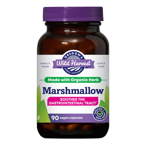 Oregon's Wild Harvest Marshmallow Organic Herbal Supplement, 90 Count