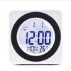 CHEOTIMESmall Digital Alarm Clock for Bederoom, Big Numbers LCD Display,