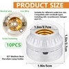 VIHOSE 10 Pcs E27 Medium Base Lamp Holder, Porcelain Lamp