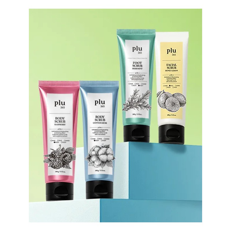 DAISO Plu365 Facial Scrub 100g Honey Lemon Flavor
