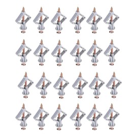 BOBOZHONG Butterfly Cavity Dowels, Pack of 50 Plasterboard Dowels Plasterboard Dowels with Screws, Screws and Butterfly Cavity Dowels for Plasterboard and Plasterboard Fibreboards