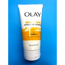 Olay Brightening Exfoliating Cleanser  With Vitamin C Dull Tired Skin 5 oz NEW