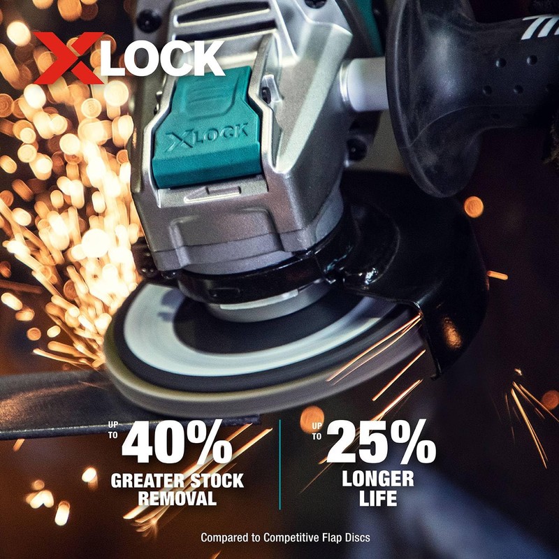 Makita T-03919 X-Lock 4‑1/2" 80 Grit Type 29 Angled Grinding