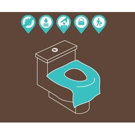 Set of 10 Toilet Seat Covers