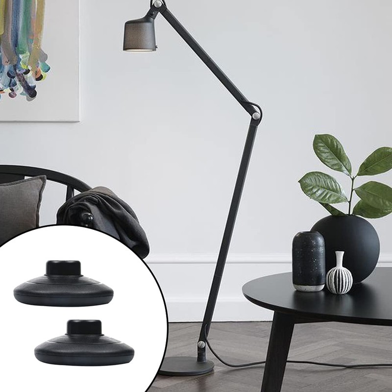 2 Pcs In-Line Foot Press Switch Standard lamp Foot Switch