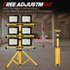 22000 Lumen Work Lights with Stand, 2 Adjustable Head LED