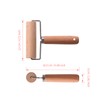 Wooden Dough Roller Large Single Wheel Handheld Rolling Pin for
