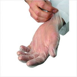 Radnor Medium Clear 3.5 mil Vinyl Powder-Free Disposable Gloves (100 Gloves Per Box)