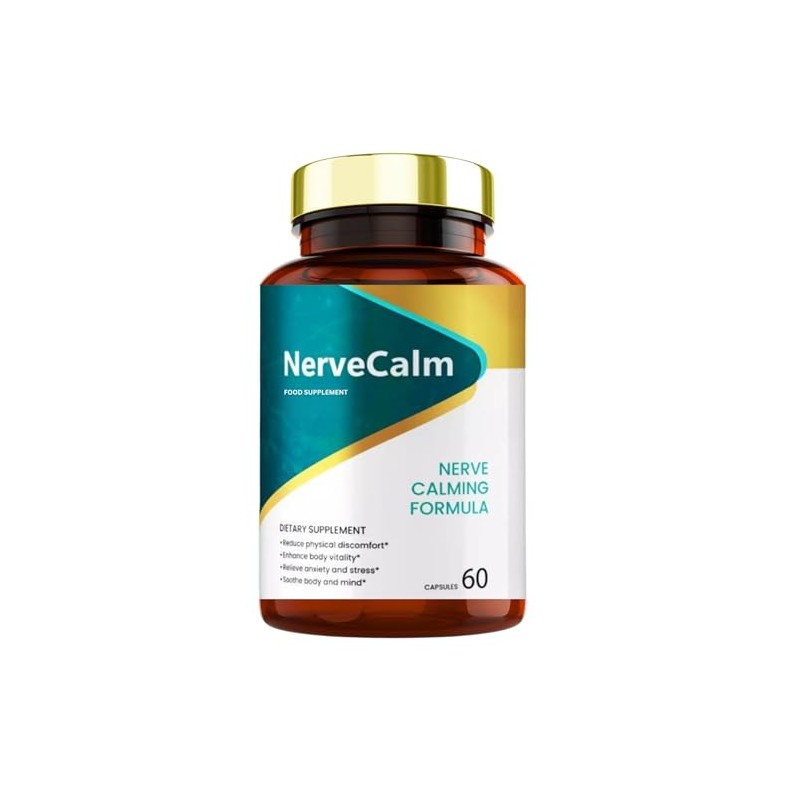 Nerve Calm Ashwagandha, Lion's Mane & Moringa Complex - 60