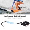 Flexible PU Cord Board Leash, Leg Leash, Lightweight Surfboard Leash