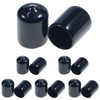 Acocony 11/16 Inch Rubber Cap Round Rubber End Caps PVC