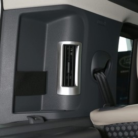 CHEYA ABS Plastic Car Interior C-Pillar Air Conditioner Outlet Vent for Land Rover Defender 2020 (Silver)