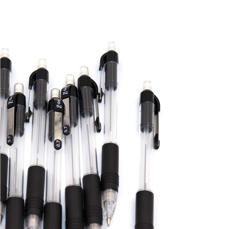 Zebra Z-Grip Mechanical Pencil 0.7mm 7 Pack, Black (52471)