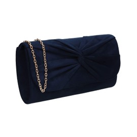 Swankyswans Women's Louise Clutch Bag, Navy Blue, One Size
