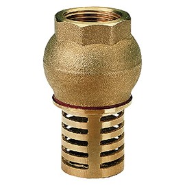 1 1/4" BSP Female Check Foot Valve Suction Brass Non Return Valve for Pump