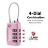 SharkByte TSA Approved Luggage Locks | 4-Digit Combo (10K Combinations)