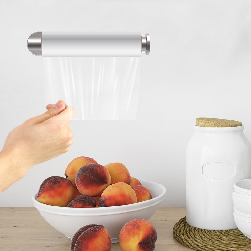 Kitchen Roll Holder No Drilling Required Silver Stainless Steel Kitchen