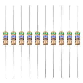 YOKIVE 400pcs Carbon Film Resistors 1/4W 560 Ohm 5% Tolerance Resistors for DIY Electronic Projects 4 Color Bands 45x2.2mm