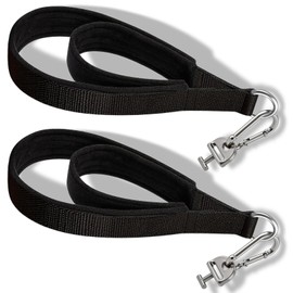 Pilates Loops Compatible with Tonal Smart Home Gym, Double Loop Soft Lined Pilates Straps with T Lock Adapter, W/Snap Hooks