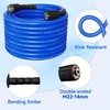 ClearRush Pressure Washer Hose 100FT 1/4'' Kink Resistant 3600 PSI