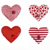 4 x Pocket Warmers Heart Assorted in Four Models -