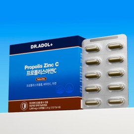 Doctor Adol Dr. Adol Propolis Zinc Healthy Adult Nutrition 120 Capsules / 닥터아돌 프로폴리스 아연 건강 성인 영양제 120캡슐