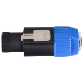 Pronomic AD-JFSPM Adaptor - 6.3 mm Jack Female to Speakon Compatible Plug - Ready Wired & Ready to Use - Robust Construction - Housing Made of Impact-Resistant Plastic