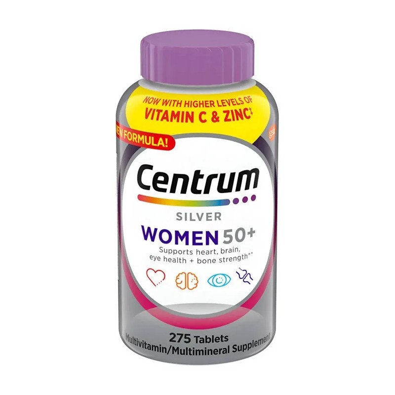 Paq. Centrum Silver Men & Women 50+ (550 Tabletas) Vitaminas