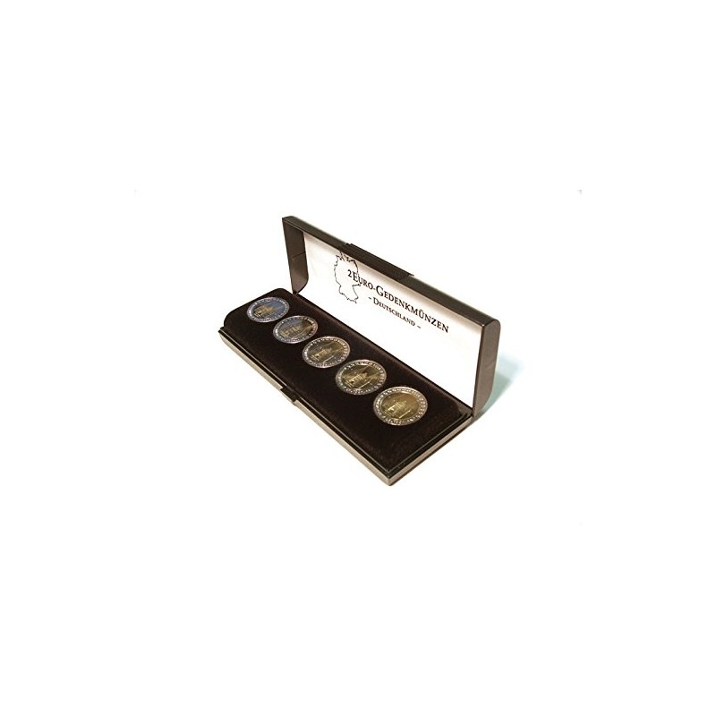 Lindner S2090 coin case for a set 2 Euro commemorative