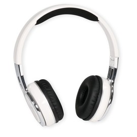 Contixo Kid 85DB segura sobre la oreja plegable inalámbrico Bluetooth para auriculares con limitador de volumen, incorporado en el teléfono micro, tarjeta micro SD reproductor de música, radio FM estéreo, entrada y salida de audio (blanco)
