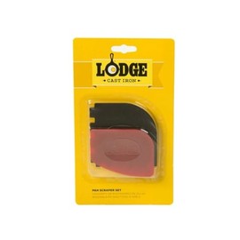 Lodge SCRAPERCOMBO Rascador de parrilla, 2 unidades, rojo/negro