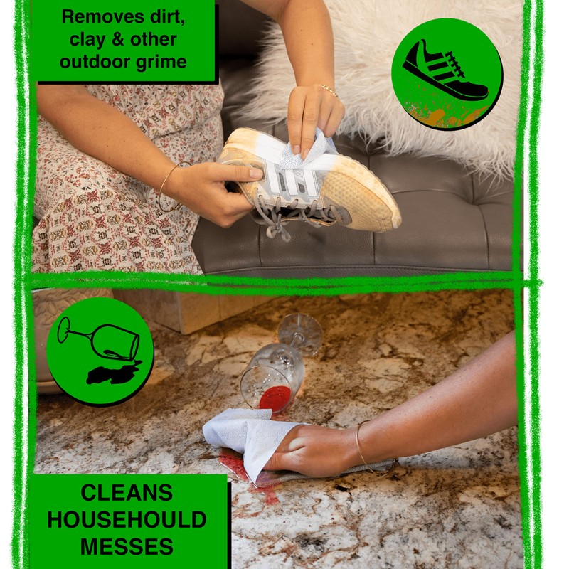 CE Tools Pro Tough Wipes with Scrubbing Beads, 50 Count