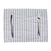 INFEI Broad Striped Cotton Blended Dinner Cloth Napkins - Set