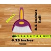 Broom Mini Hand Whisk and Snap-on Dustpan Sets (4, Small)