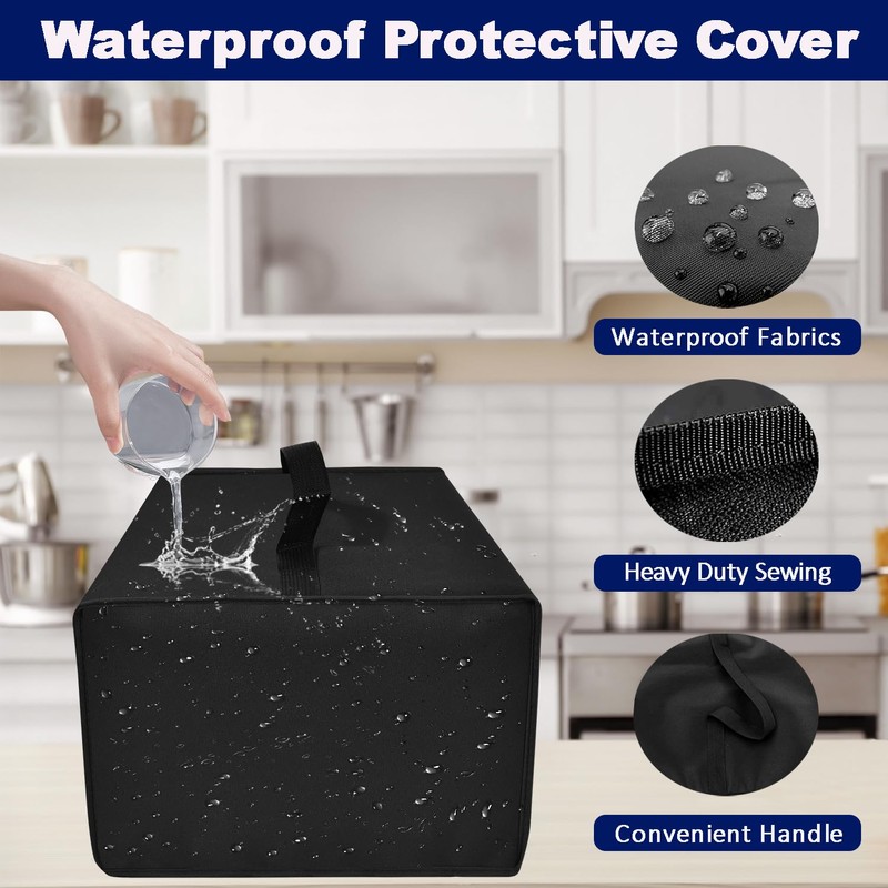NUENSS-ROR Toaster Cover Waterproof Heat-Resistant Dustproof Protective Case Heavy Duty