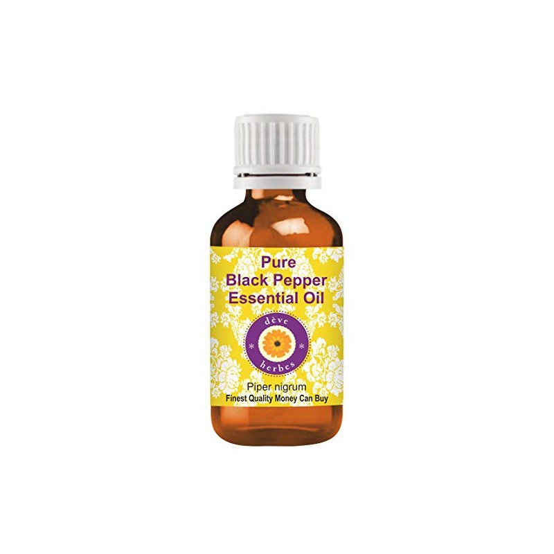 Deve Herbes Pure Black Pepper Essential Oil (Piper nigrum) 100%