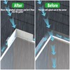 4 Pcs Gutter Valley Splash Guards,Rain Gutter Valley Roofing Gutter
