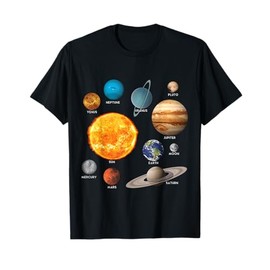 Our Solar System, Science Education,T Shirt Men, Women, Kids T-Shirt