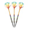 Elkadart Rainbow 90% Tungsten Steel Tip Darts with Storage/Travel Case,